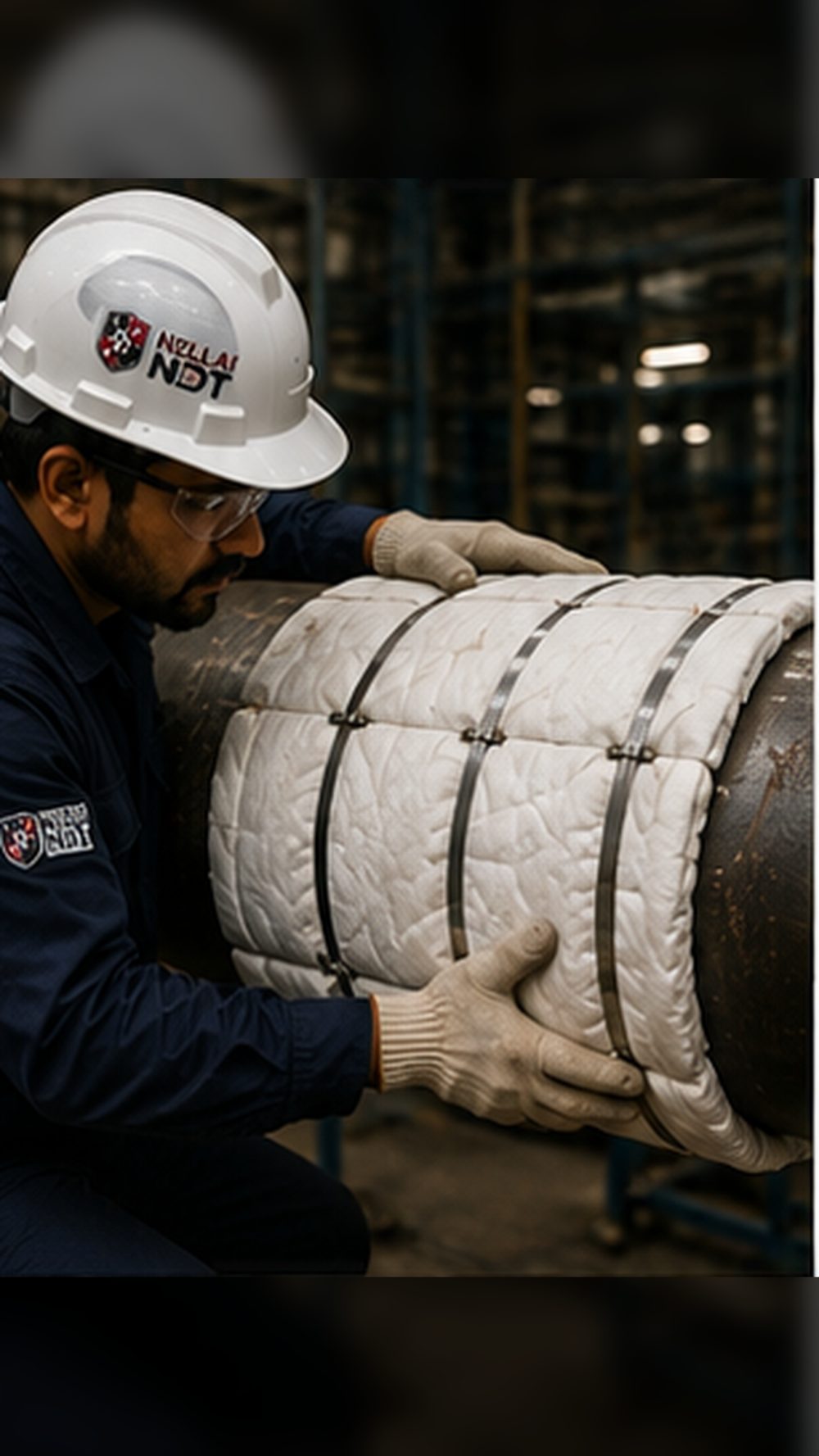 PWHT step 5 – Apply insulation